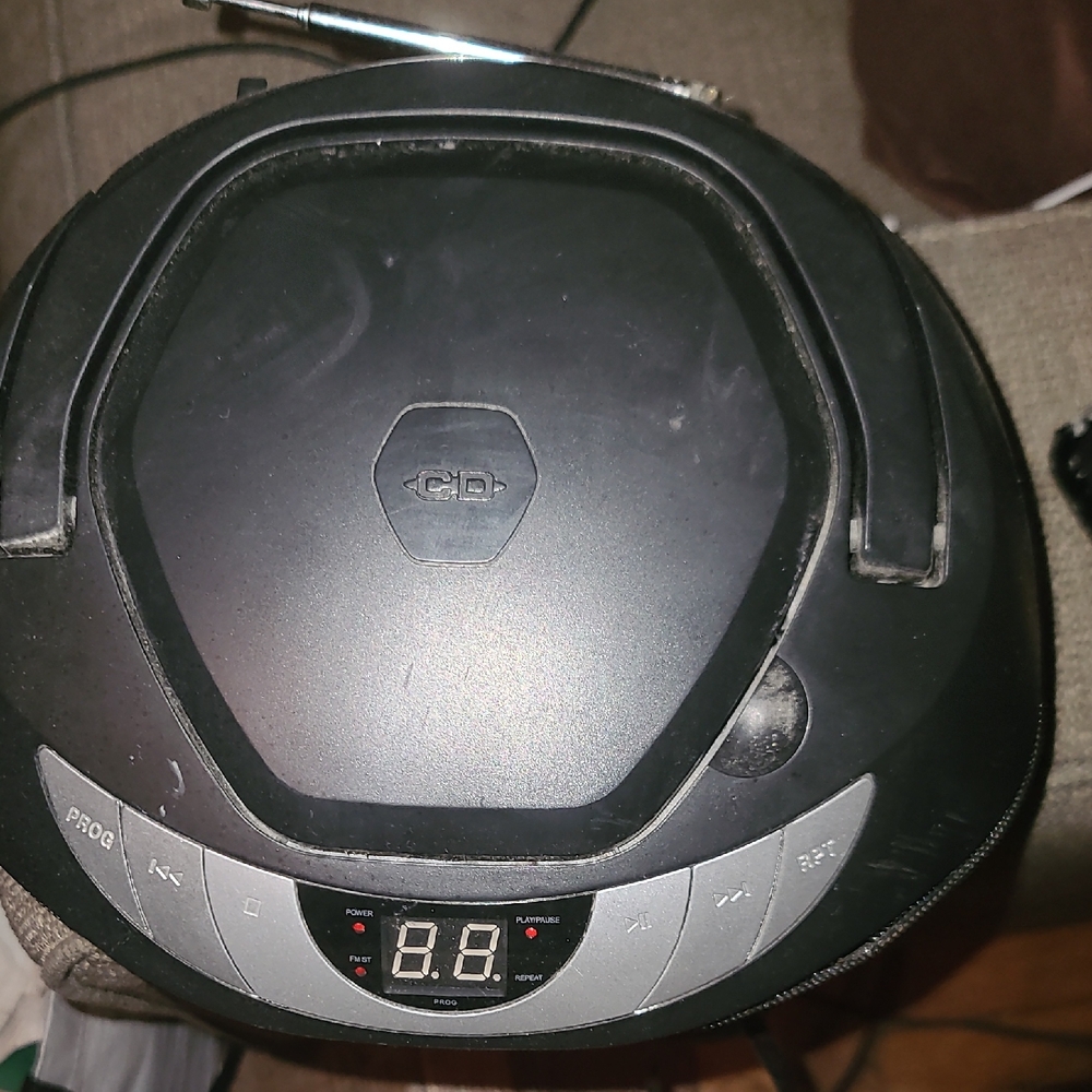 Jensen Black and Gray Boombox